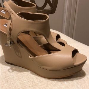BP Nude Wedges